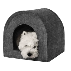 Barksi будиночок для собак M 45х45х45 см - сірий